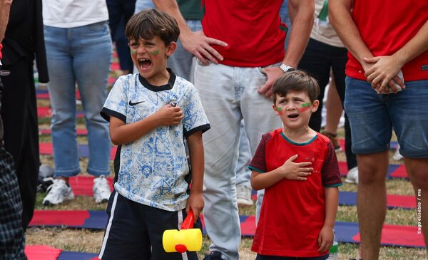 Casa cheia no apoio a Selecao