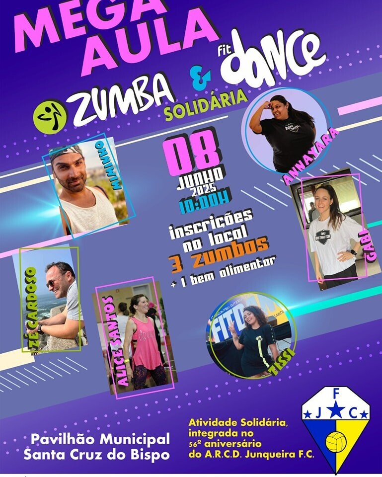 Mega aula de Zumba e Fit Dance
