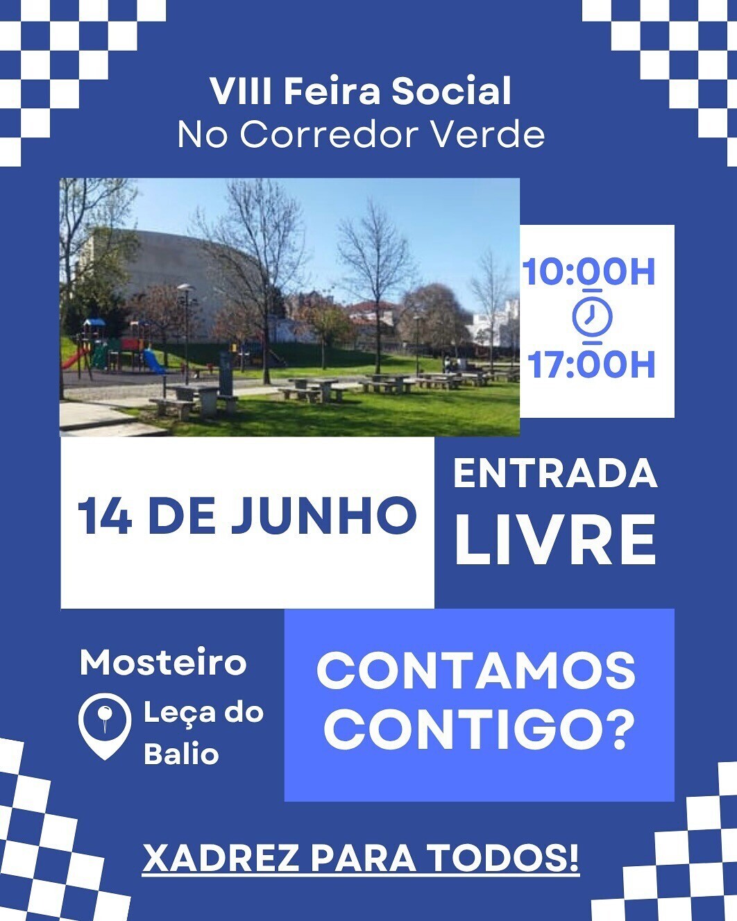 Xadrez Social e Inclusivo em Leça do Balio