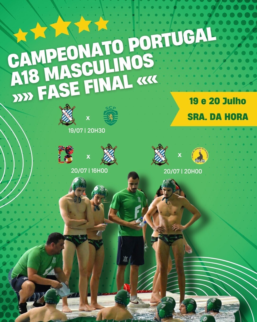 Pólo Aquático – Fase Final do Campeonato Nacional A18 (M)