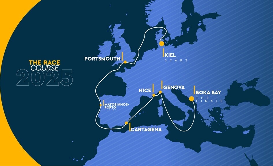 The Ocean Race Europe 2025 Fly-By Matosinhos