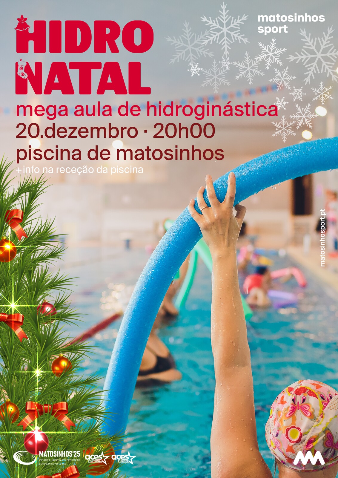 Hidro Natal na piscina municipal de Matosinhos