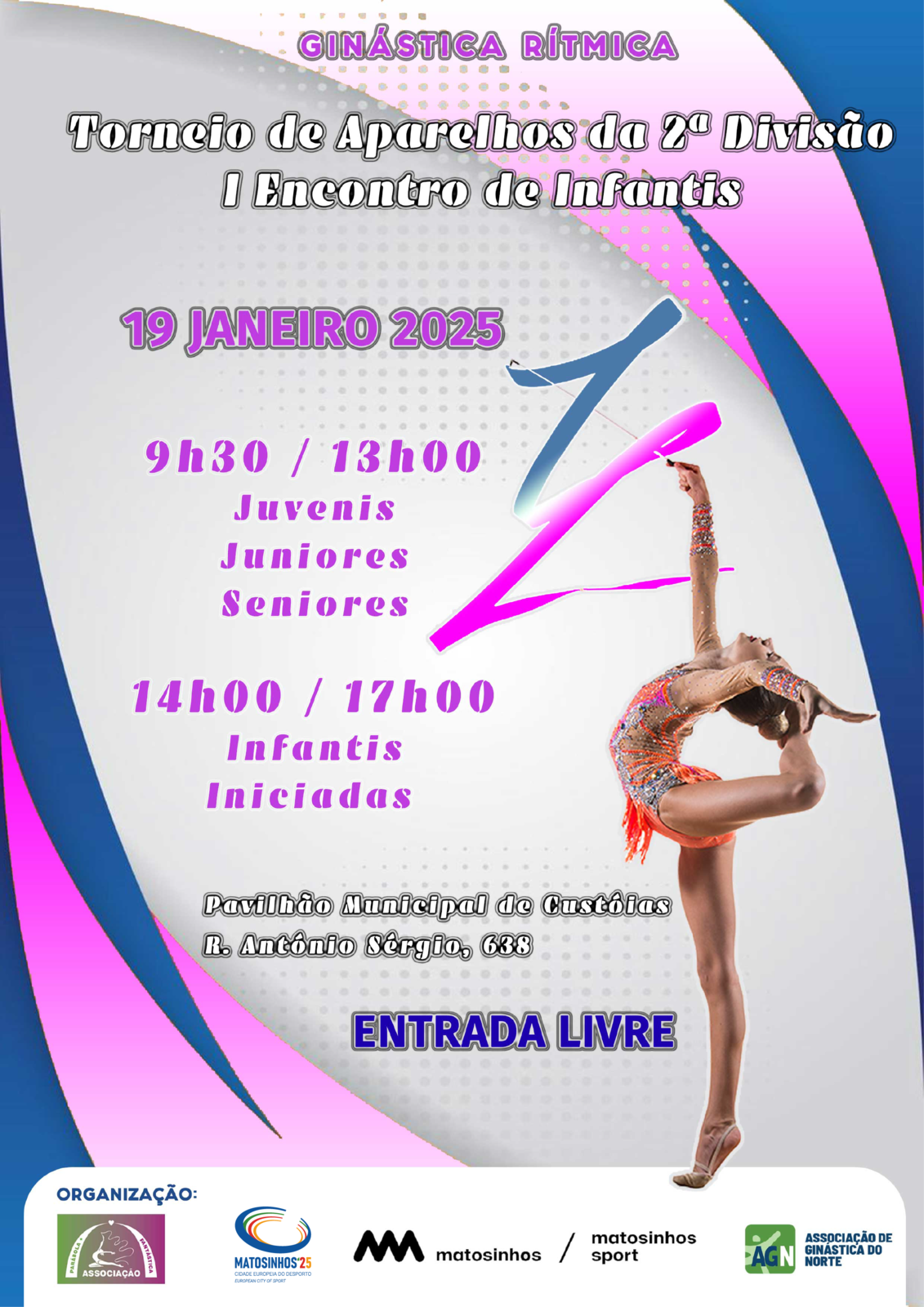 Torneio de Aparelhos e 1º Encontro de Infantis da A.G.N. 