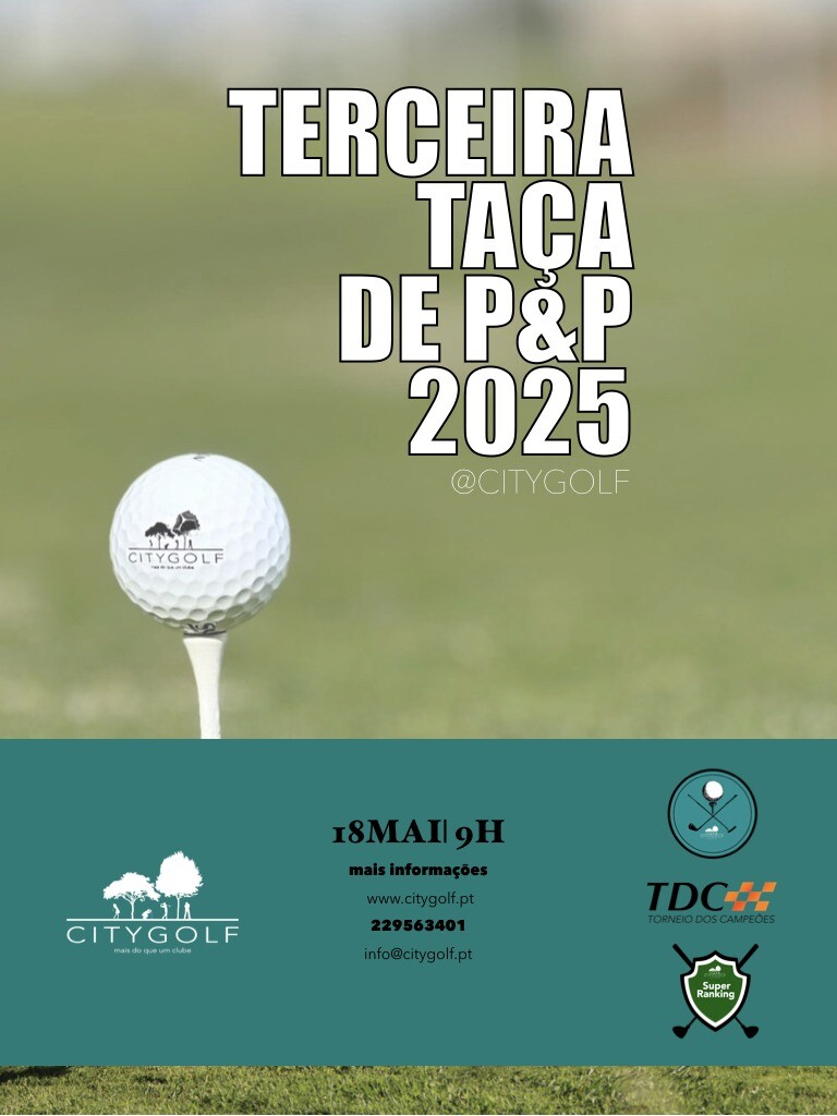 3ª Taça de P&P - City Golf