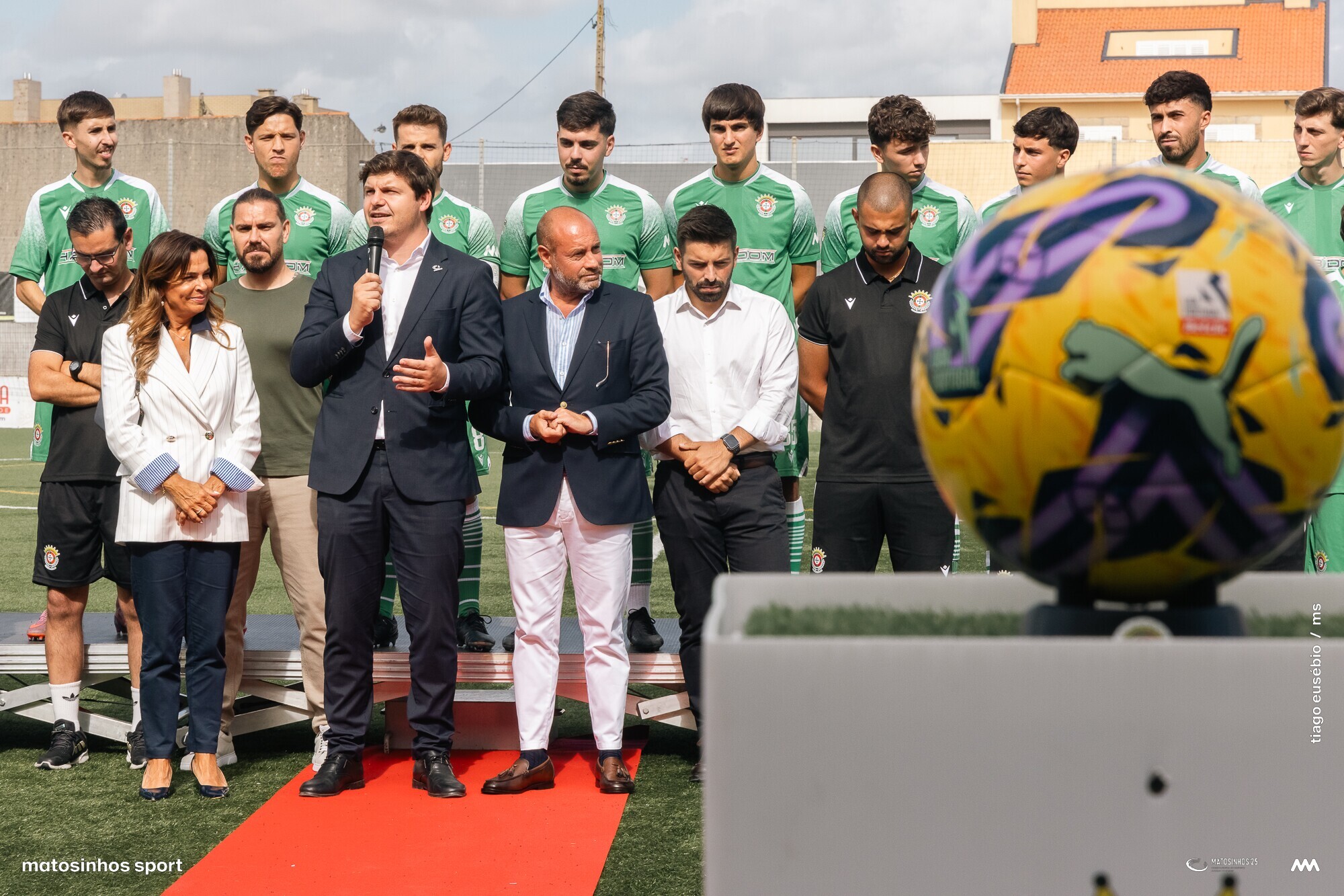 Equipas seniores de futebol apresentadas em Guifões e Lavra