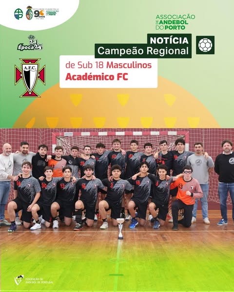 Andebol: Académico F.C. vence final 4 sub-18 masculinos