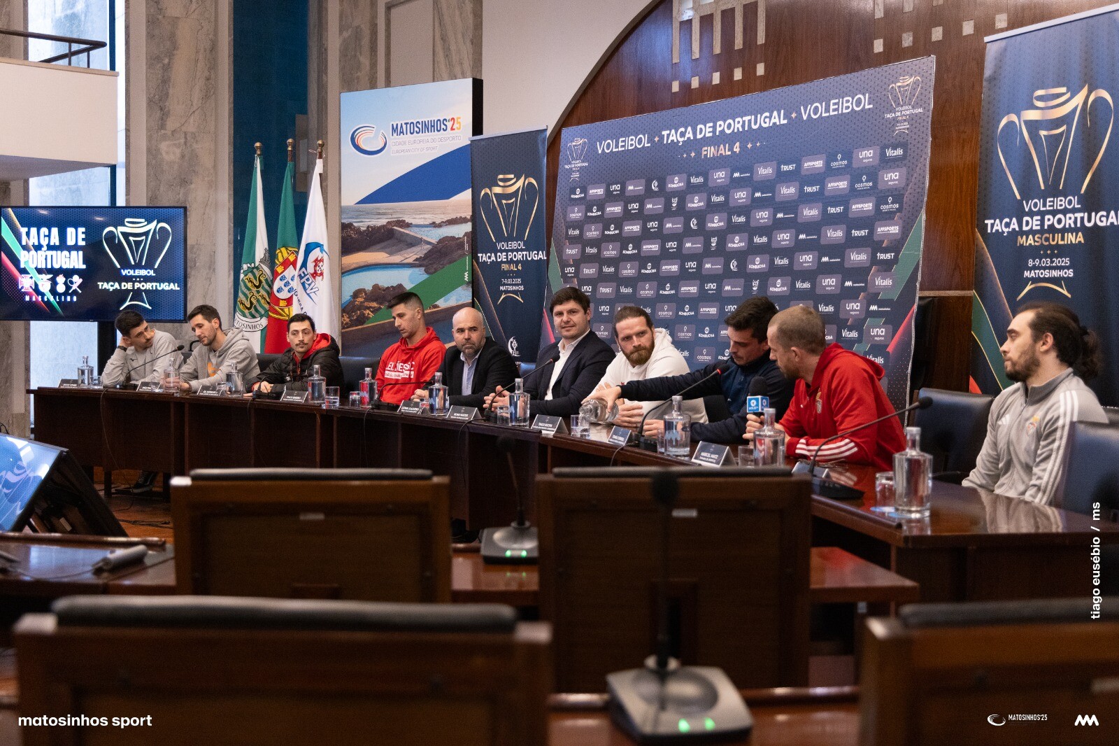 Conferência de imprensa . Final 4 Taça de Portugal Voleibol - Masculinos