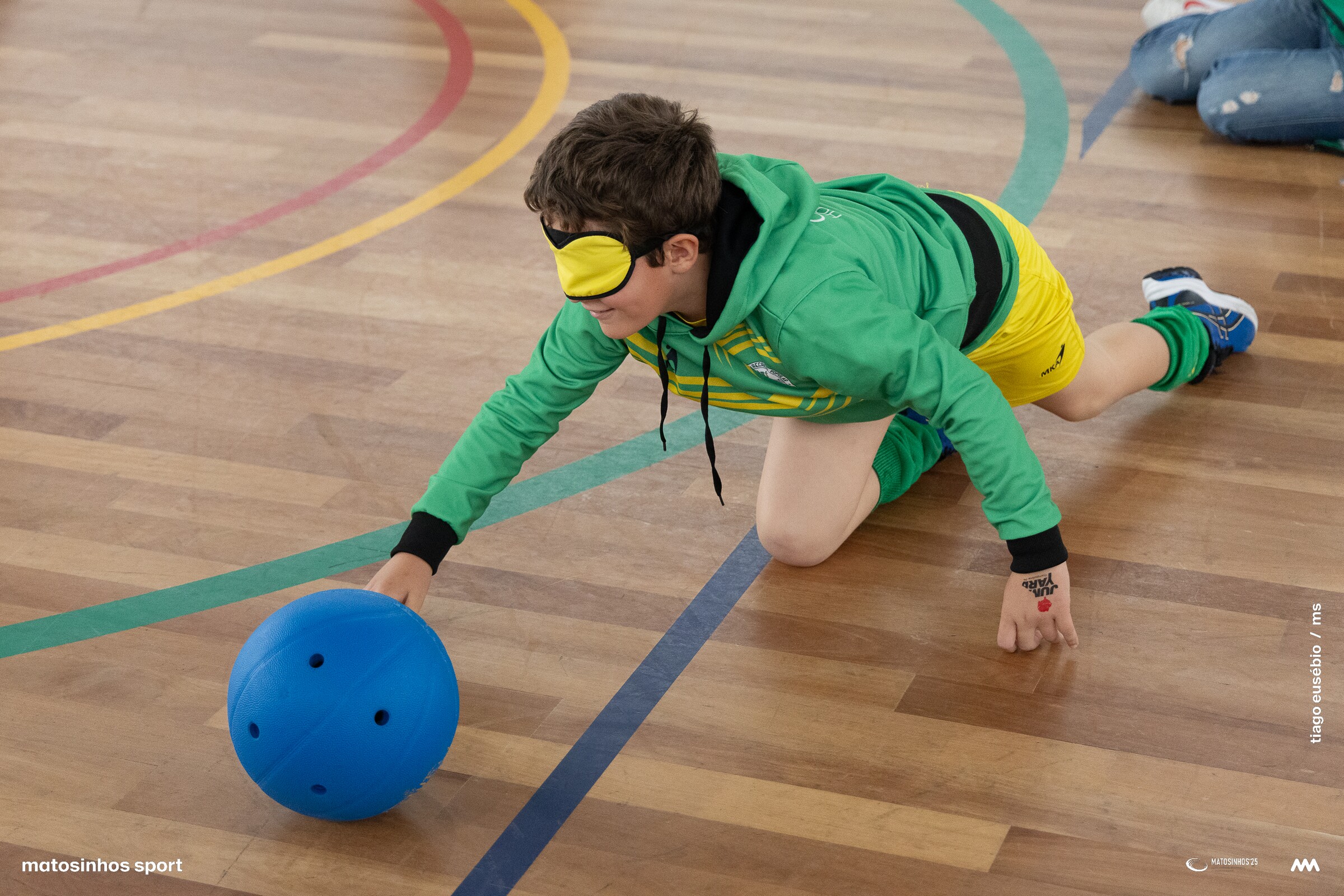 Goalball no C.R.P.F. de Lavra